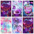 thumbnail image 2 of Full Square Round Drill 5D Diy Diamond Painting Indian Dream Feather 3D Embroidery Cross Stitch 5D30x40round Gao Jinjia LED, 2 of 2