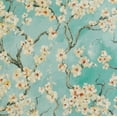 thumbnail image 4 of Plutus Spa Garden Cherry Blossoms Printed On A Linen Looking Polyester. Luxury Throw Pillow - Double sided 20" x 36" King, 4 of 5