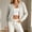 White, variant on Xdegoge Womens Button Down Cardigan Crew Neck Long Sleeve Knit Sweater Classic Outerwear with Heart Shaped Buttons Casual Soft Fall Tops for Daily Streetwear