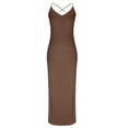 thumbnail image 6 of Oplxuo Swimsuit Coverup for Women Crochet Bodycon Sexy Beach Maxi Dresses Knitted Summer Bathing Suit Cover Ups Dress, 6 of 6