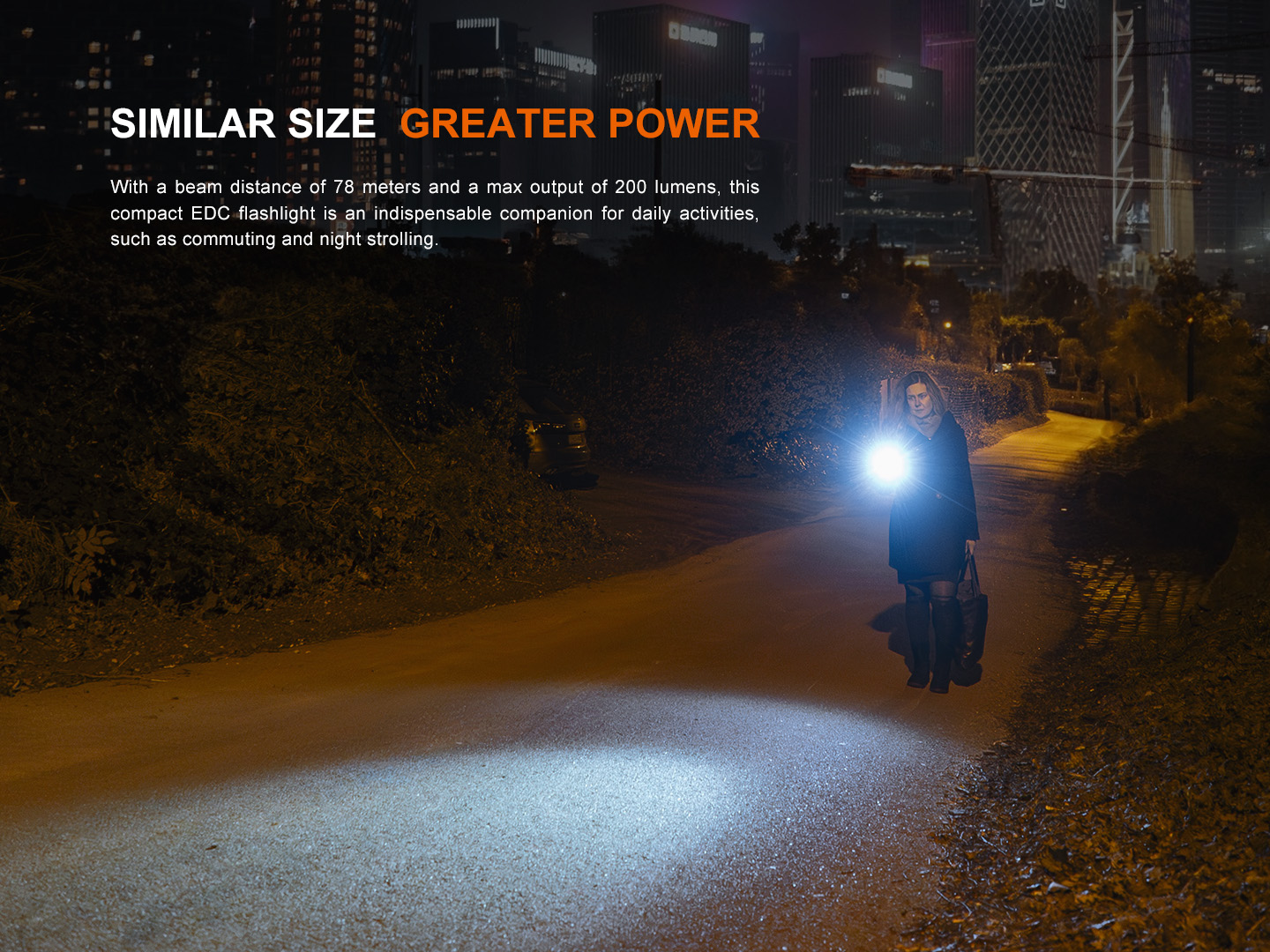 Fenix E12 V3.0 200 Lumen 1x AA EDC Flashlight + LumenTac Battery Organizer