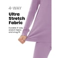 thumbnail image 5 of Woolcano Kids 100% Merino Wool Midweight Base Layer Set Unisex Thermal Underwear for Girls & Boys Ski Winter, 5 of 6