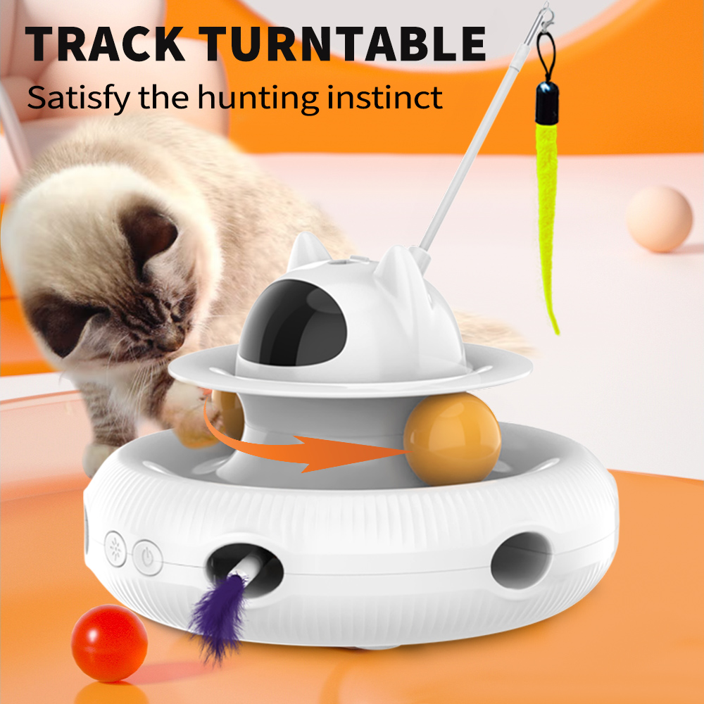 Cornmi Extendable Laser Feather USB Rechargeable Cat Teaser photo 4