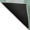 thumbnail image 4 of HomeRoots 617912 9 x 12 ft. Green, Sage & Gray Geometric Washable Indoor & Outdoor Rectangle Area Rug, 4 of 5