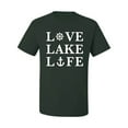 thumbnail image 2 of Wild Bobby, Anchor Wheels Love Lake Life, Men Graphic Tee, Forest Green, 4X-Large, 2 of 4