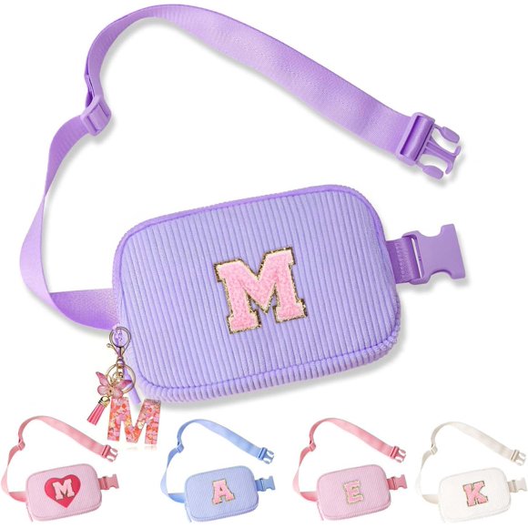 shiyou-Belt Crossbody Bag for Girls Women - girls fanny pack ages 8-12 Teen Birthday Gifts Small Waist Packs Trendy Kids Fanny Pack, Purple, M