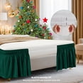 thumbnail image 4 of Faldón de cama Biscaynebay Full/Full XL 38 cm Drop Hunter Green, 4 of 9