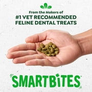 (4 pack) Greenies Feline Smartbites Chicken Flavor Healthy Indoor Cat Treats, 2.1 oz Pack