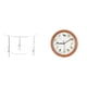 thumbnail image 1 of Reloj De Pared/mesita De Noche Decorativo Compacto Con Reloj De Mesa Auxiliar De Acrílico Con Canto De Pájaro Para Sala De Estar, Cocina O Hogar. Fácil Montaje., 1 of 8