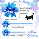thumbnail image 2 of 50/100ps Dog Bowties For Dogs Winte Snowflake Dog Bows Fashion Pet Dog Bow Tie  Collar Dog Grooming Accessories For Small Dogs ShopWise Round, 2 of 6