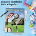 thumbnail image 6 of 1 Large Funny Birthday Greeting Card (8.5 x 11 Inch) - Birthday Golfing Tips J9002BDG, 6 of 7