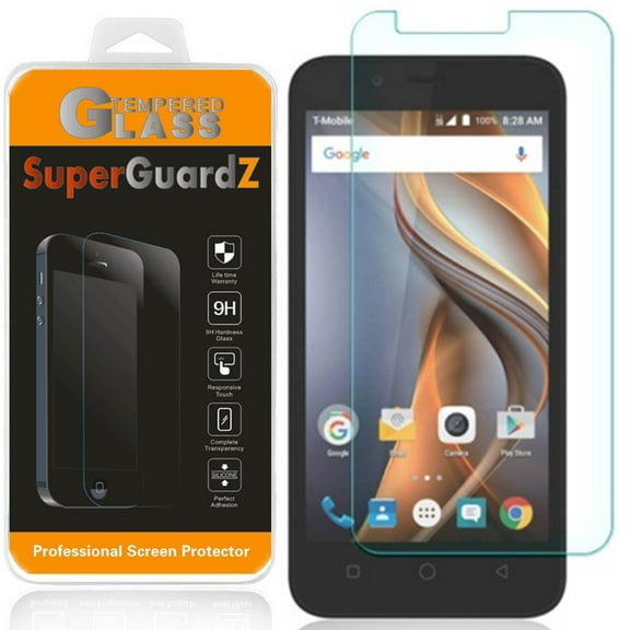 For Coolpad Catalyst - SuperGuardZ Tempered Glass Screen Protector [Anti-Scratch, Anti-Bubble]   2 Stylus Pen