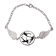 thumbnail image 1 of Deportes fútbol fútbol rodean siluetas Pulsera pulsera pulsera alas de ángel pulsera, 1 of 3
