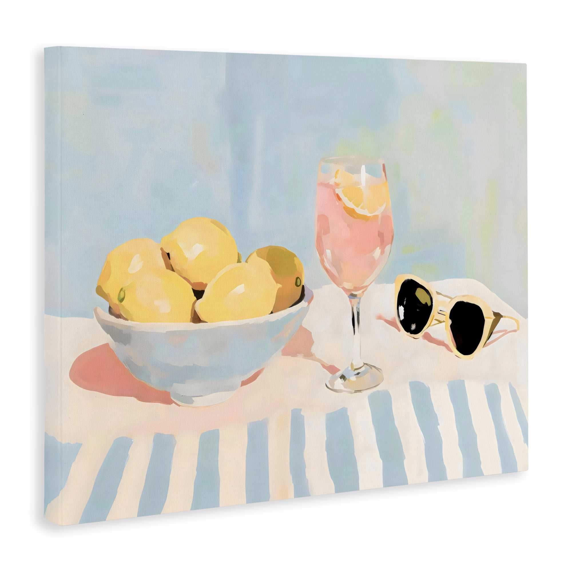 Stupell Industries Aperol & Summer Lemons Canvas Wall Art, design by Sisi and Seb