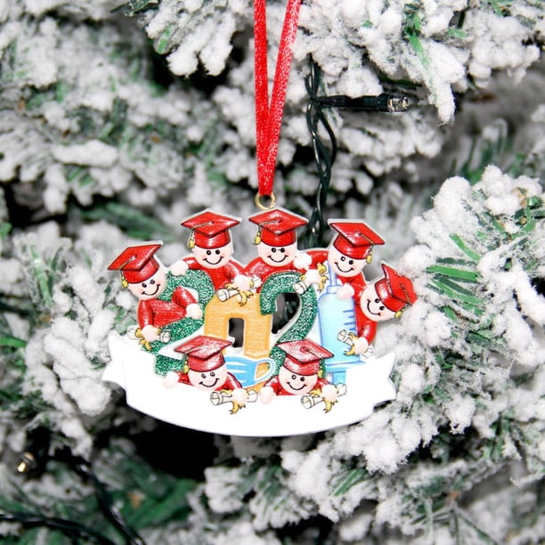 Resina De Navidad Navidad Familia Diy Bendiciones Escritas A Mano Colgantes De Muñeco De Nieve Regalo Para Amigo O Familia Speravity HA040823-32