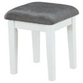 thumbnail image 4 of Elijah Vanity Set with Lighting & Stool White and Dark Grey, 4 of 6