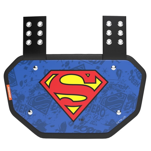 Phenom Elite Football Back Plate - Superman