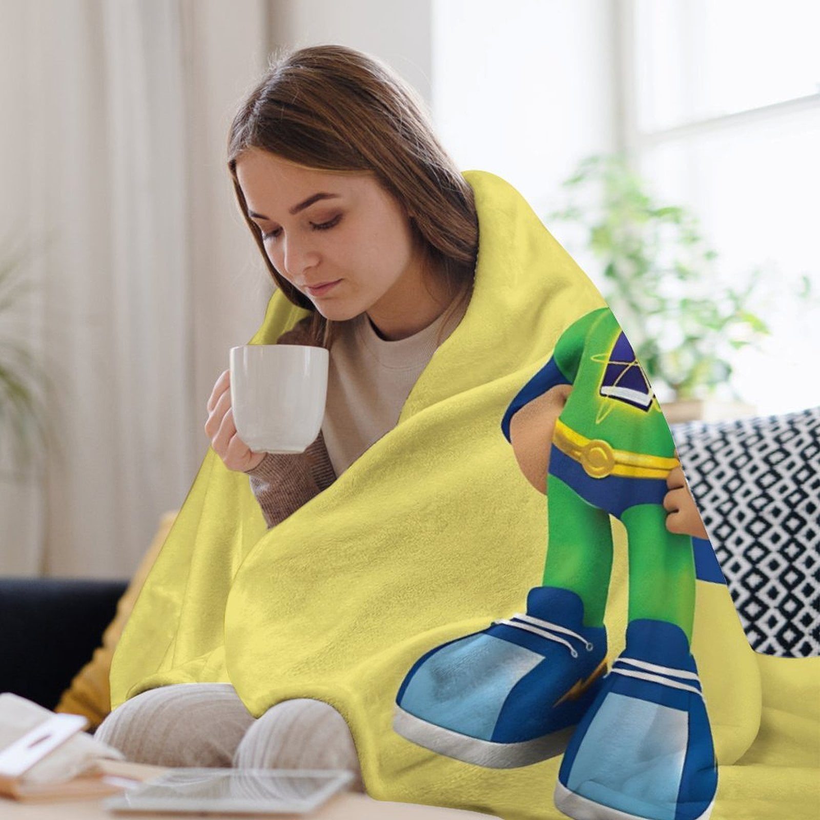 Cozy Beer Themed Flannel Throw Blanket — 60x80 Inches, Soft & Lightweight, Perfect For Couches, Beds & Gifts