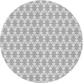 thumbnail image 1 of Ahgly Company Machine Washable Indoor Round Transitional White Smoke Area Rugs, 3' Round, 1 of 7