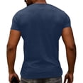 thumbnail image 7 of Mens Big & Tall Short Sleeve T-Shirts Graphic Crewneck Casual Printed Tee Summer Beach Hawaiian Vintage Shirts Size M-4XL Navy, 7 of 7