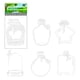 thumbnail image 1 of 20 Pcs Transparente Flores Secas Marcadores de libros hechos a mano DIY Marcadores de libros sin flores secas Kit de marcadores de libros claros lindos para flores prensadas Página Clips Marcapáginas, 1 of 5