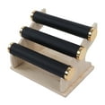 thumbnail image 1 of Bracelet Display Rack, 3 Tier Watch Holder Different Height Removable  For Home  Cloakroom Black, 1 of 8