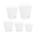 thumbnail image 1 of 5 piezas de macetas con riego automático, macetas para , macetas para jardinería, macetas blancas para de exterior, balcones, jardines,, 1 of 9