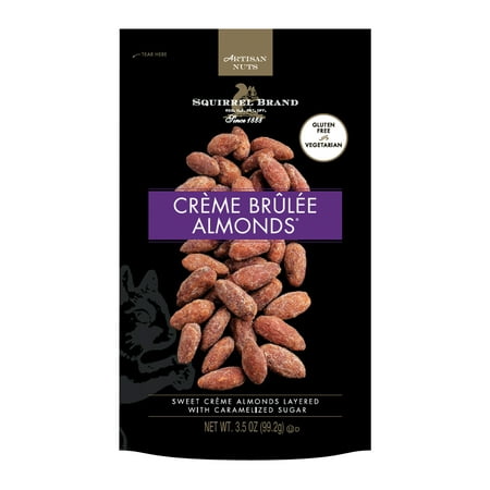 Squirrel Brand, Creme Brulee Almonds, 3.5 Oz (Best Nuts For Squirrels)