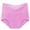 Pink, variant on Wancir High Waisted Underwear for Women Tummy Control Cotton Postpartum Plus Size Ladies Panties Briefs Pack