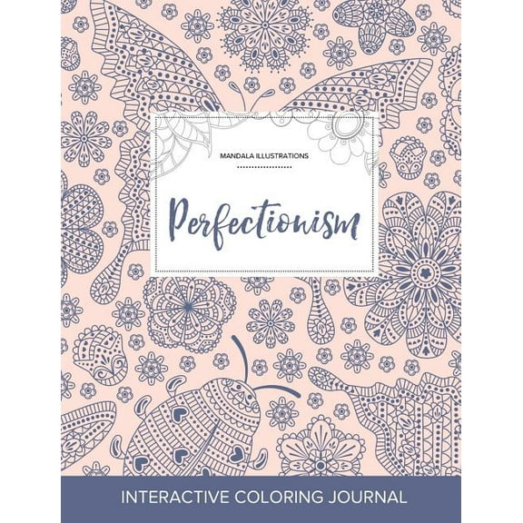 Adult Coloring Journal : Perfectionism (Mandala Illustrations, Ladybug) (Paperback)