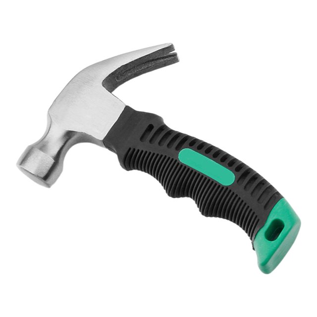 Mini martillo de garra portátil, antideslizante, ligero, herramienta de bricolaje, martillo para acampar, estacas para tienda de campaña al aire
