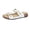 White, variant on Slip on Shoes for Women Arch Support Comfortable Cork Footbed Wedge Slides Summer Anti-Skid Rubber Sole Beach Walking Shoes White 37(US-6.5)