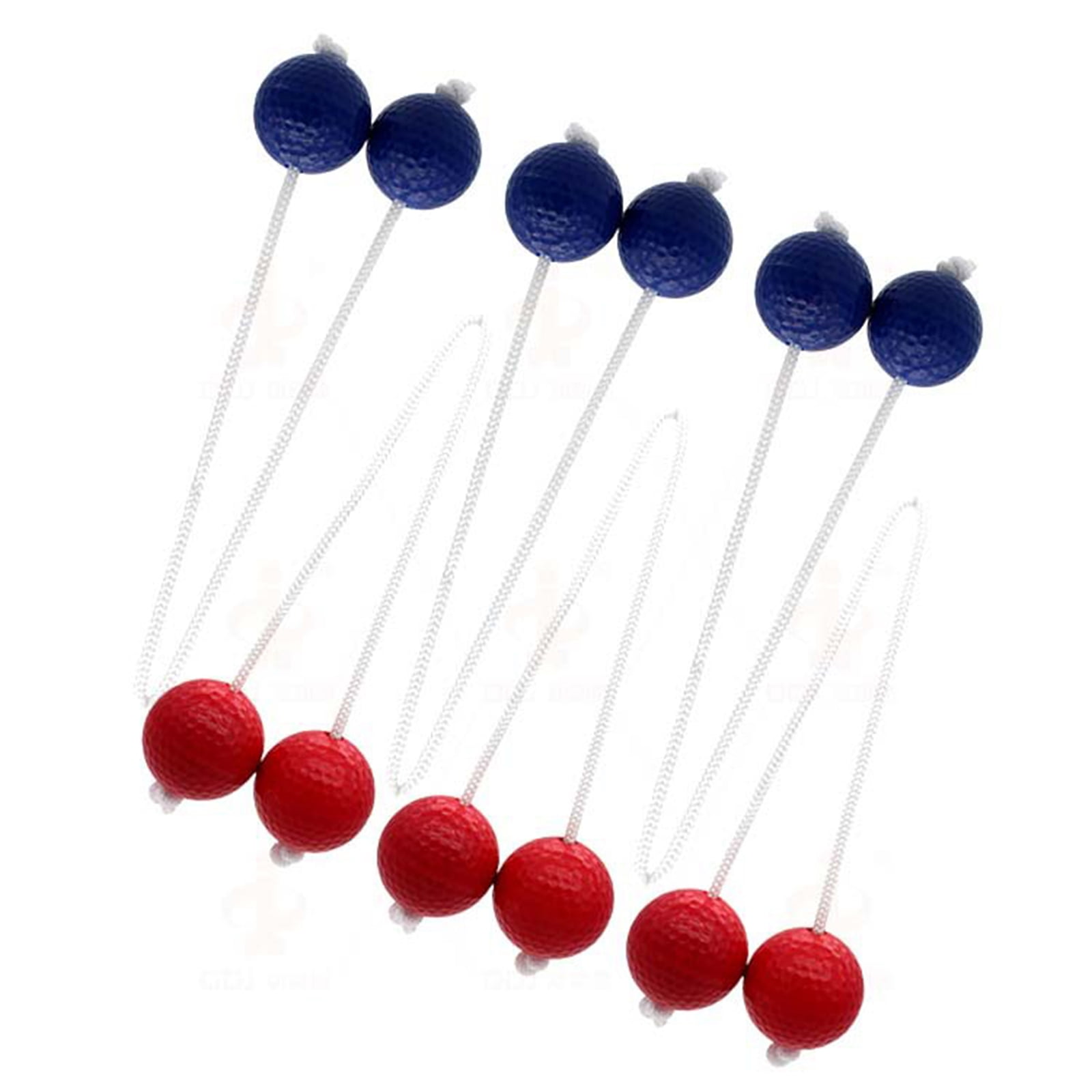 6Pcs Ladders Golfs Replacement Hard Golfs Training Ladders Toss Game for Outdoor Sport Throwing Game
