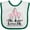 White and Green, variant on Inktastic Llama Aunt Loves Me Girls Girls Baby Bib