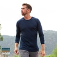 thumbnail image 4 of MERIWOOL Men's Merino Wool Midweight Baselayer Crew - X-Large - Army Green, 4 of 9