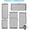 Black, variant on 5 Pack Desk Drawer Organizer Set with Mesh Storage Trays and 1 Adjustable Divider, 5 PCS Office Supply and Makeup Drawer Organizers, Black