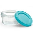 thumbnail image 2 of DecorRack Small Plastic Storage Jars with Screw on Lids, 7 oz Round Containers (8 Count), 2 of 8