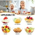 thumbnail image 6 of POPUQS Disposable Serving Bowls, Hard Plastic Clear Party, 6 oz, (80 Pack), 6 of 7