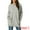 Grey, variant on DARING DIVA Round Neck Pullover Long Sleeve Casual Sweater S Khaki