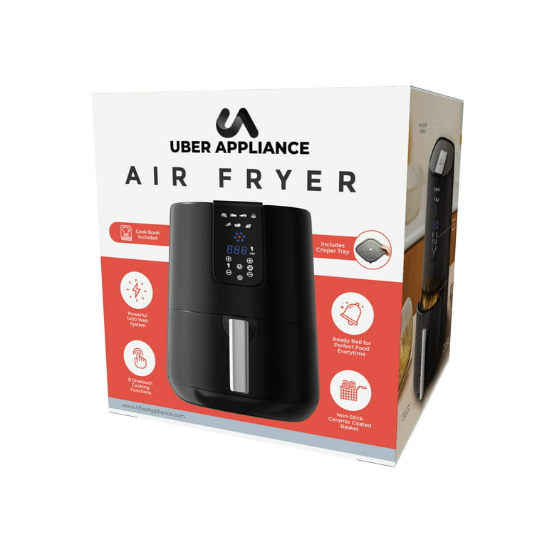 Best Air Fryer 2022  Uber Appliance Air Fryer XL 5Qt Stainless Steel