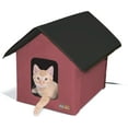thumbnail image 1 of K&H Outdoor Heated Kitty Red House For cats, 1 of 7
