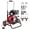 1/2inch, variant on VEVOR Drain Cleaner Machine 100 FT x 3/8 Inch, Auto Feed Sewer Snake Auger, Portable Drain Cleaning Machine with Climbing Wheels, Adjustable Drum, 8 Cutters & Foot Switch for 2" to 4" Pipes