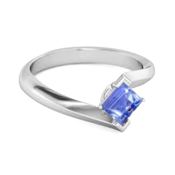 Embrace Ring 925 Sterling Silver 0.50 Ctw Tanzanite Women's Valentines Day Gifts Ring