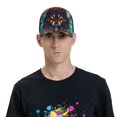 thumbnail image 4 of Balery Mystic Wolf Dreamcatcher Gorra de béisbol de tamaño ajustable para correr, entrenar y actividades al aire libre. Gorra de papá para todas las estaciones., 4 of 6