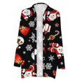 thumbnail image 4 of Puntoco Mujer Navidad Otoño Invierno Suelta Manga Larga Cardigan Manga Larga tops Liquidación Puntoco Puntoco-359, 4 of 5