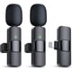 thumbnail image 3 of PQRQP Paquete de 2 micrófonos Lavalier inalámbricos para iPhone, iPad - Calidad de sonido cristalina para grabación, transmisión en vivo, YouTube, Facebook, TikTok, 3 of 4
