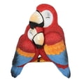 thumbnail image 2 of Ebros Tropical Red Scarlet Macaw Parrots Cuddling Shelf Sitter Figurine, 2 of 5