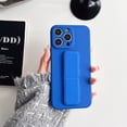 thumbnail image 1 of For iPhone 16 15 14 13 Pro Max Case Wrist Strap Magnetic Stand Kickstand Silicone Protective Case for iPhone 11 12 XS Support Light Green For iPhone 11Pro, 1 of 6