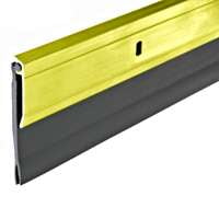 Frost King A62/36GAH Heavy Duty Door Sweep, 36 in L x 2 in W, Aluminum, Gold