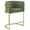 Green, variant on Best Quality Furniture Single Barstool in Cream Teddy Fabric and Chrome Base